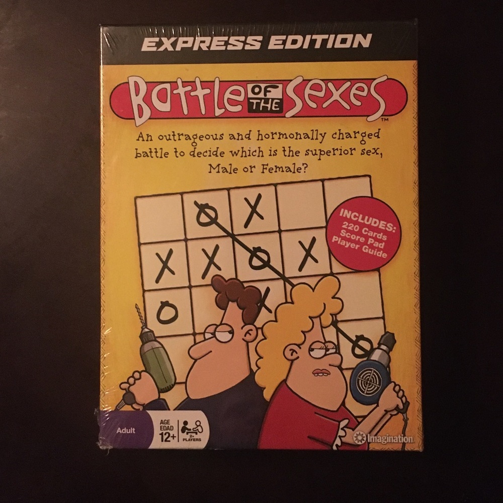 Battle of the Sexes Board Game - Brand New